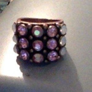 Sparkly stone costume ring